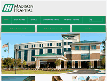 Tablet Screenshot of madisonalhospital.org